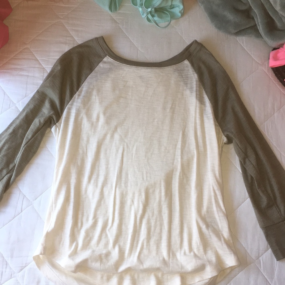 green and white half sleeve shirt